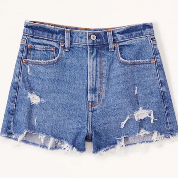 Abercrombie & Fitch Pants - Abercrombie & Fitch High Rise Mom Shorts